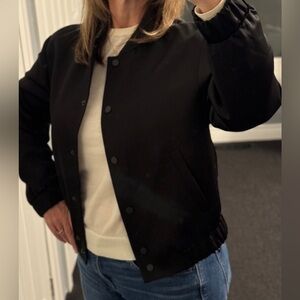 Massimo Dutti bomber jacket black size small